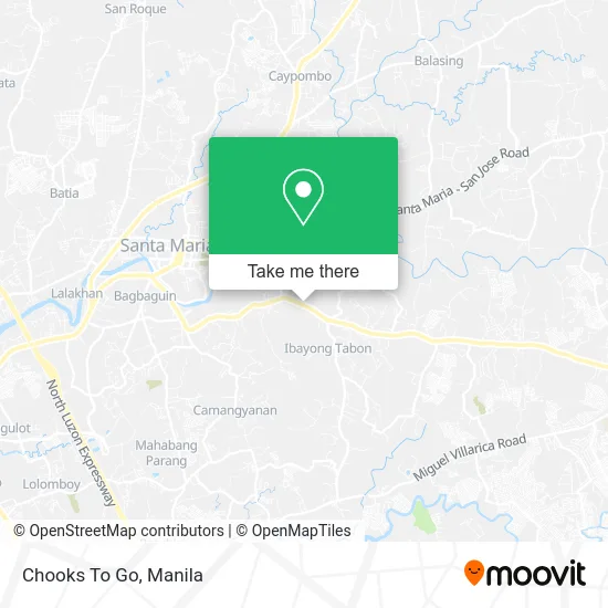 Chooks To Go map