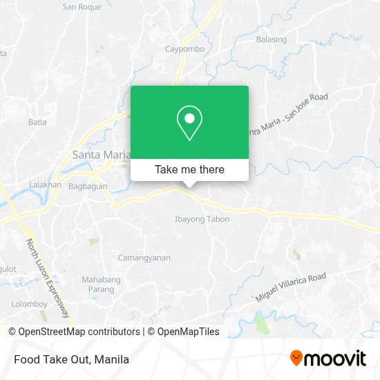 Food Take Out map