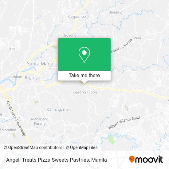 Angeli Treats Pizza Sweets Pastries map