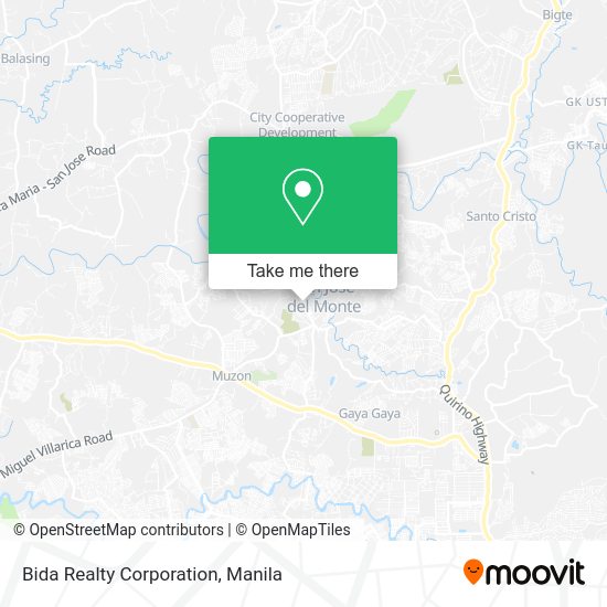 Bida Realty Corporation map