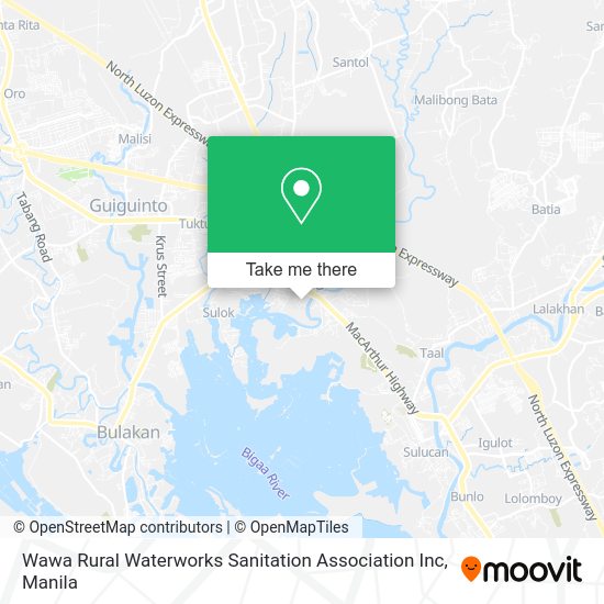 Wawa Rural Waterworks Sanitation Association Inc map
