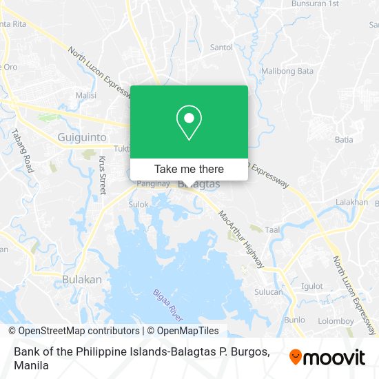Bank of the Philippine Islands-Balagtas P. Burgos map