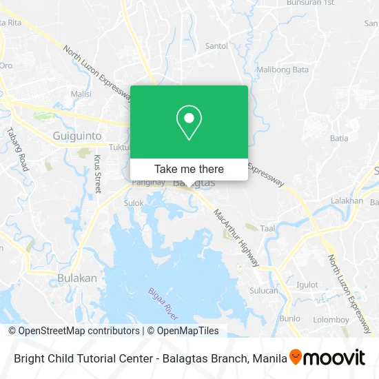 Bright Child Tutorial Center - Balagtas Branch map