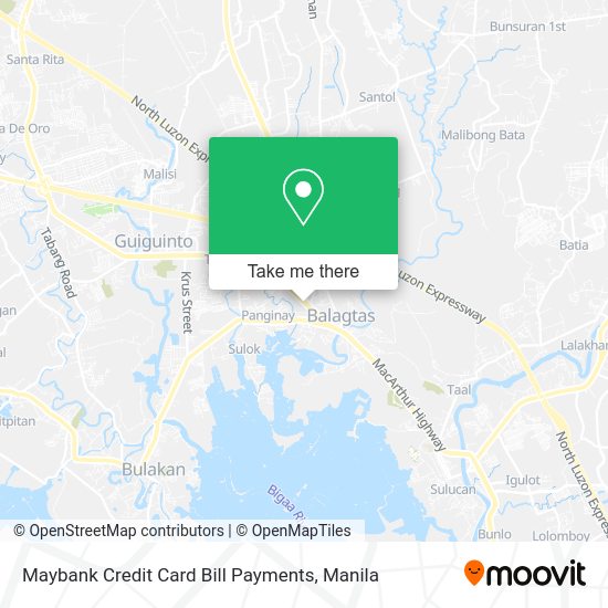 Maybank Credit Card Bill Payments map