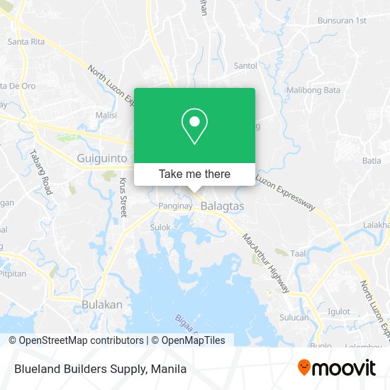 Blueland Builders Supply map