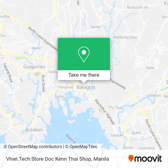 Vhiel.Tech Store Doc Kenn Thai Shop map