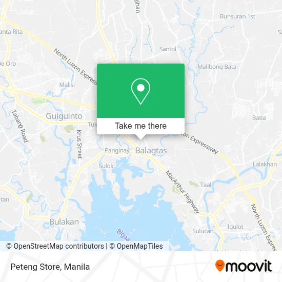 Peteng Store map