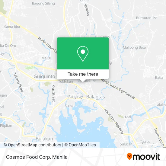 Cosmos Food Corp map