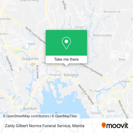 Zaldy Gilbert Norma Funeral Service map
