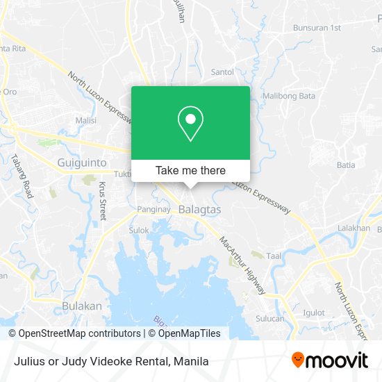 Julius or Judy Videoke Rental map