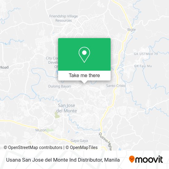 Usana San Jose del Monte Ind Distributor map