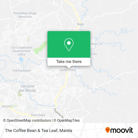 The Coffee Bean & Tea Leaf map
