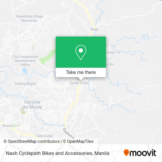 Nash Cyclepath Bikes and Accessories map