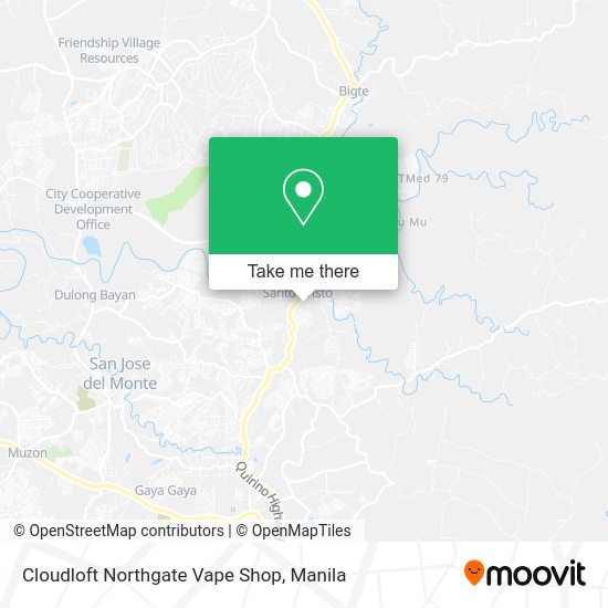 Cloudloft Northgate Vape Shop map