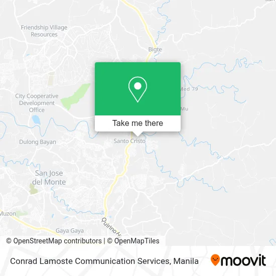 Conrad Lamoste Communication Services map