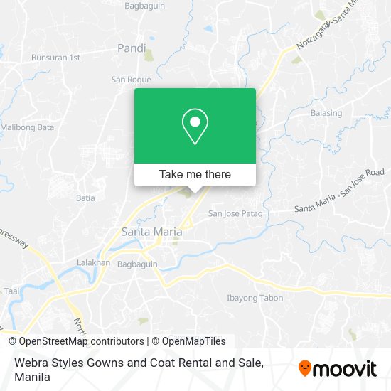 Webra Styles Gowns and Coat Rental and Sale map