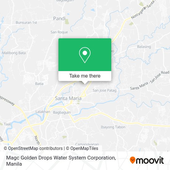 Magc Golden Drops Water System Corporation map