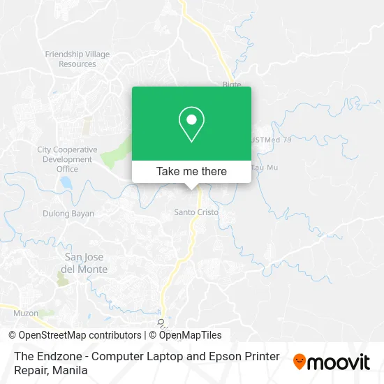 The Endzone - Computer Laptop and Epson Printer Repair map
