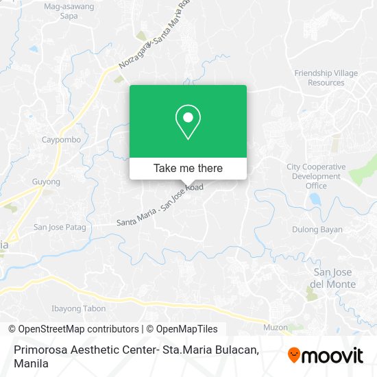 Primorosa Aesthetic Center- Sta.Maria Bulacan map