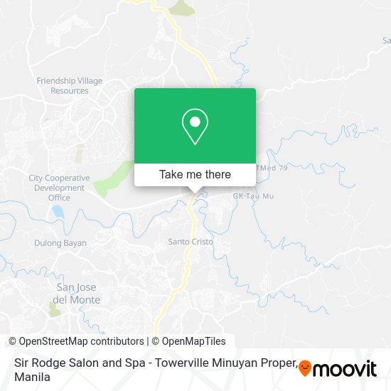 Sir Rodge Salon and Spa - Towerville Minuyan Proper map