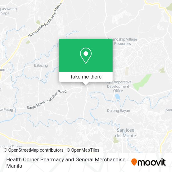Health Corner Pharmacy and General Merchandise map