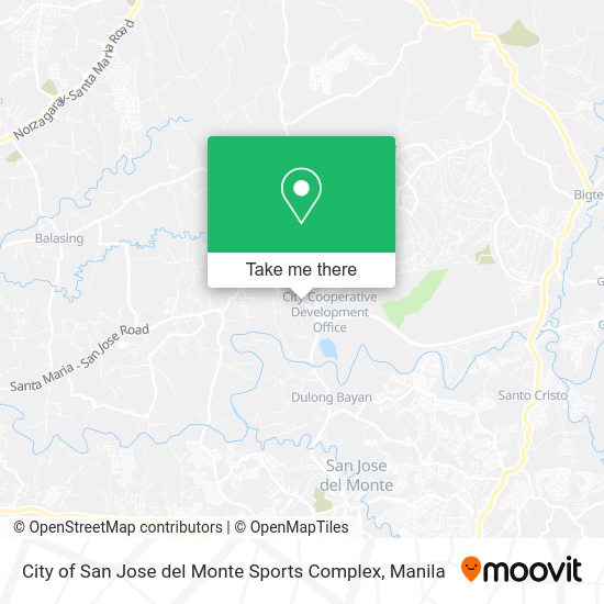 City of San Jose del Monte Sports Complex map