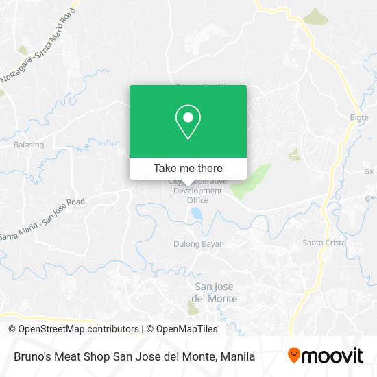 Bruno's Meat Shop San Jose del Monte map