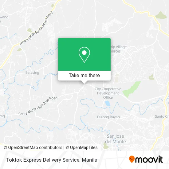 Toktok Express Delivery Service map