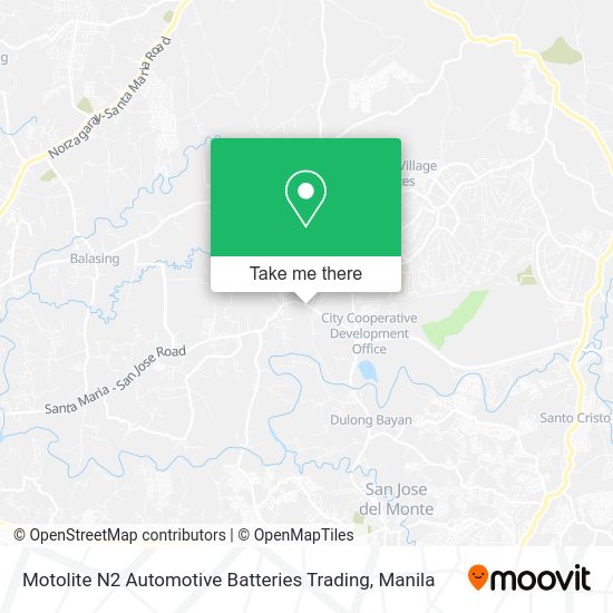 Motolite N2 Automotive Batteries Trading map