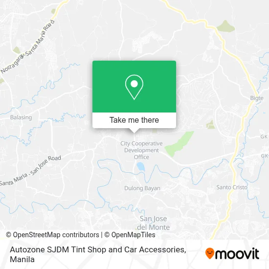 Autozone SJDM Tint Shop and Car Accessories map