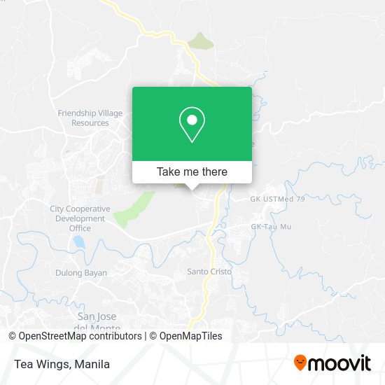 Tea Wings map