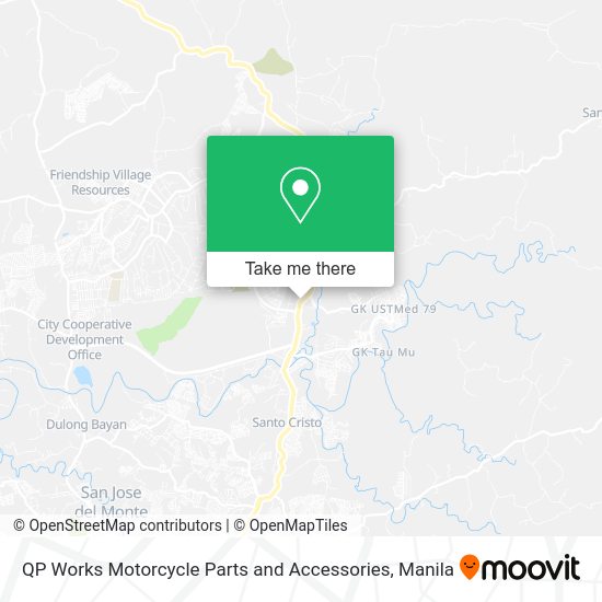 QP Works Motorcycle Parts and Accessories map