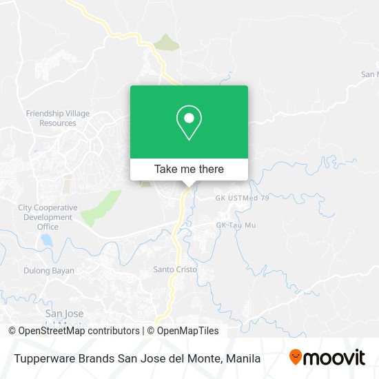 Tupperware Brands San Jose del Monte map
