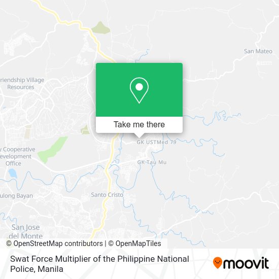 Swat Force Multiplier of the Philippine National Police map