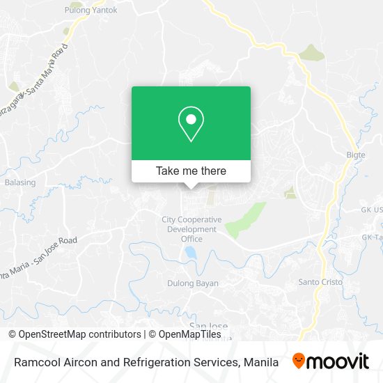 Ramcool Aircon and Refrigeration Services map