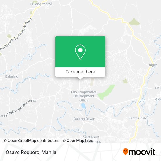 Osave Roquero map