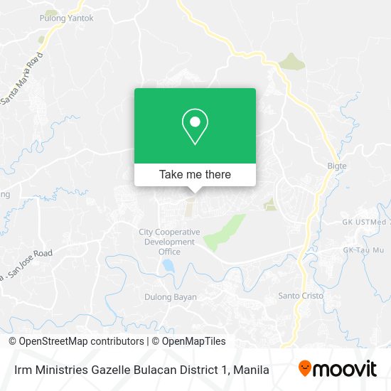 Irm Ministries Gazelle Bulacan District 1 map