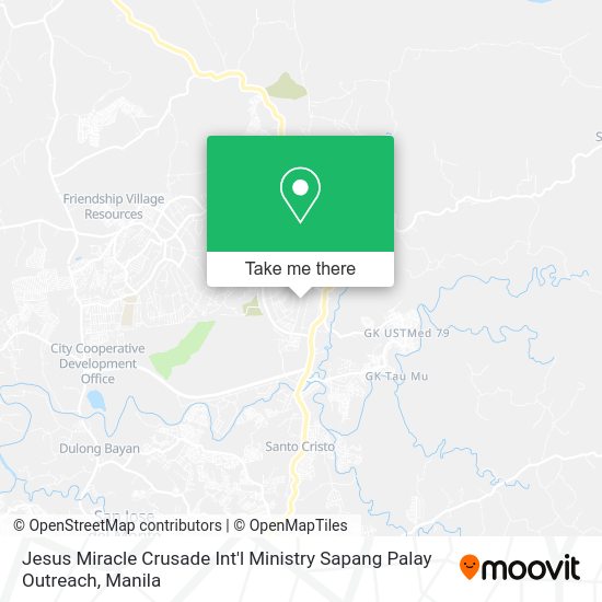 Jesus Miracle Crusade Int'l Ministry Sapang Palay Outreach map