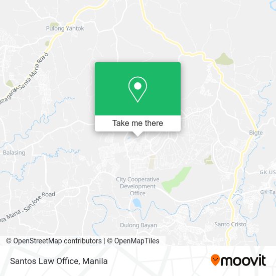 Santos Law Office map