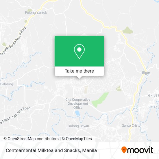 Centeamental Milktea and Snacks map