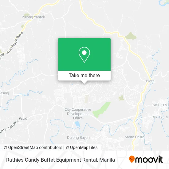 Ruthies Candy Buffet Equipment Rental map