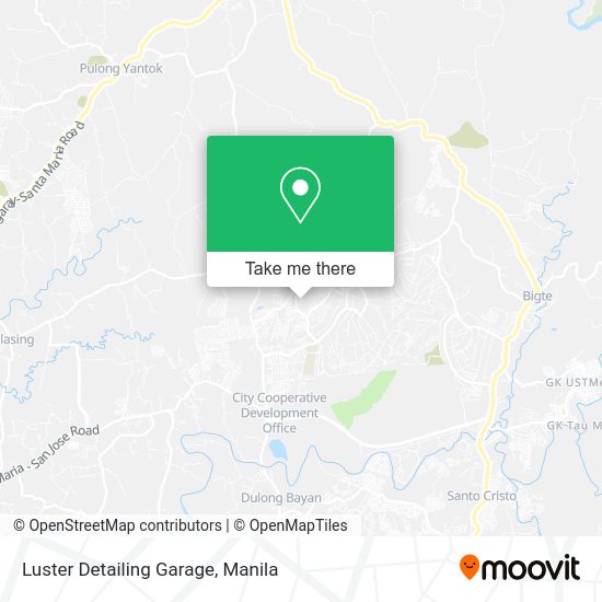 Luster Detailing Garage map