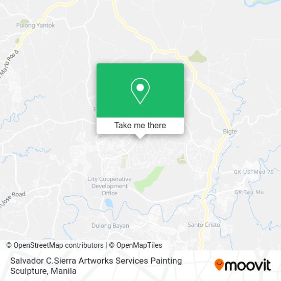 Salvador C.Sierra Artworks Services Painting Sculpture map