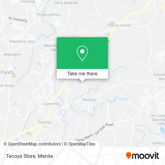 Tecoya Store map