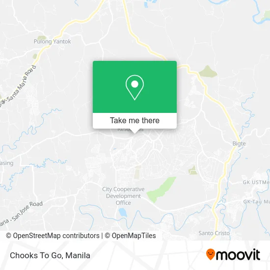 Chooks To Go map
