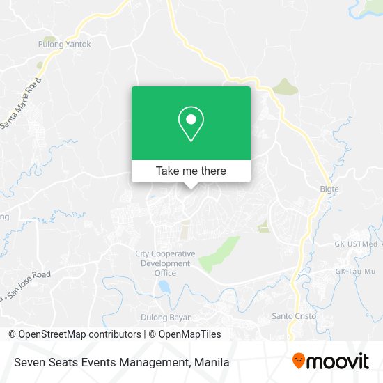 Seven Seats Events Management map