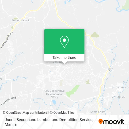 Jsons Seconhand Lumber and Demolition Service map