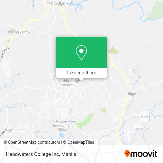 Headwaters College Inc map