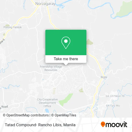 Tatad Compound- Rancho Libis map