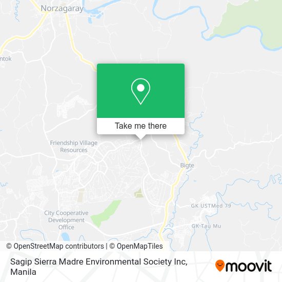 Sagip Sierra Madre Environmental Society Inc map